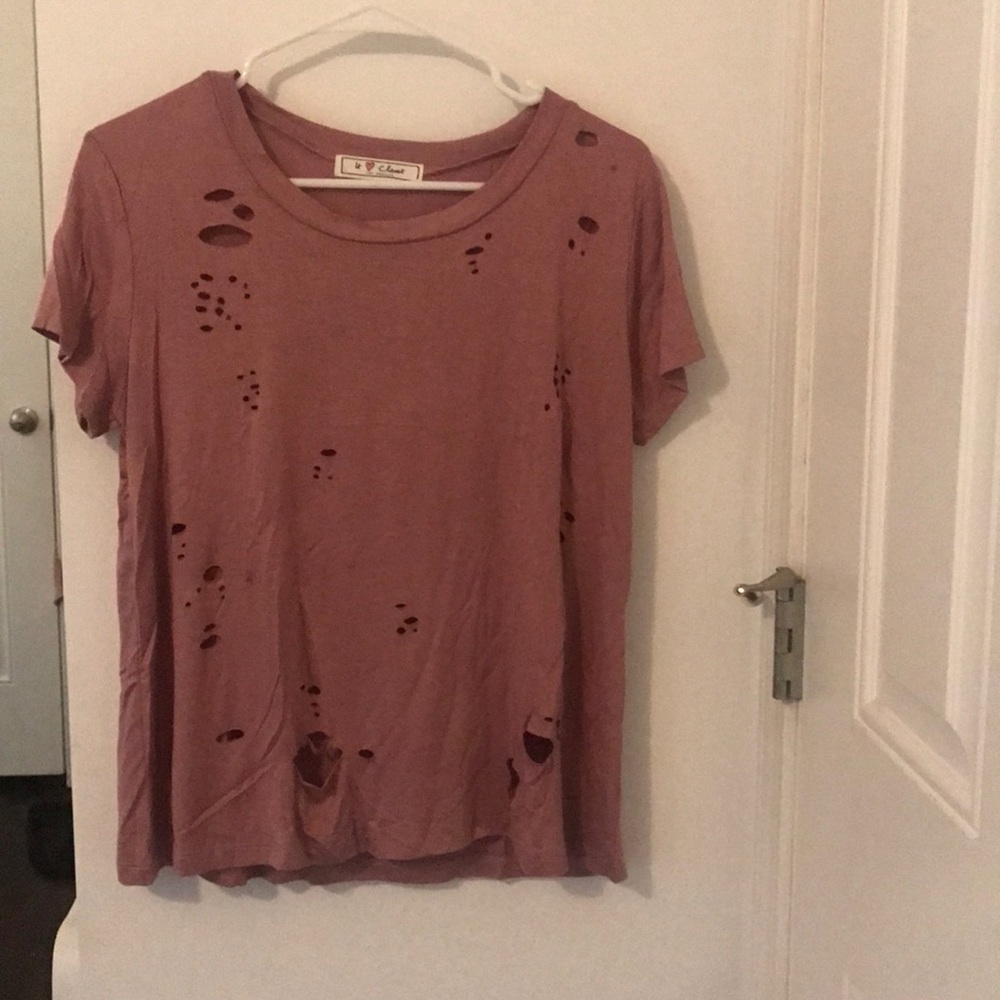 A ripped T-shirt